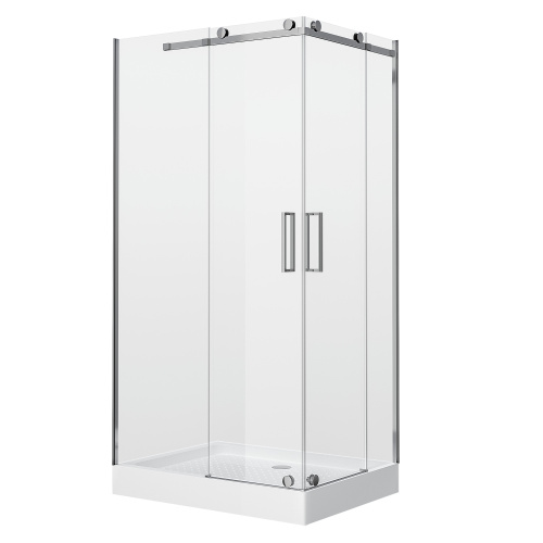 Душевой уголок Grossman Cosmo GR-1120L 120х90 стекло прозрачное профиль хром глянцевый